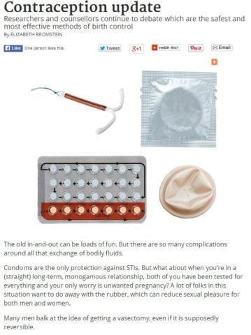 contraception updates